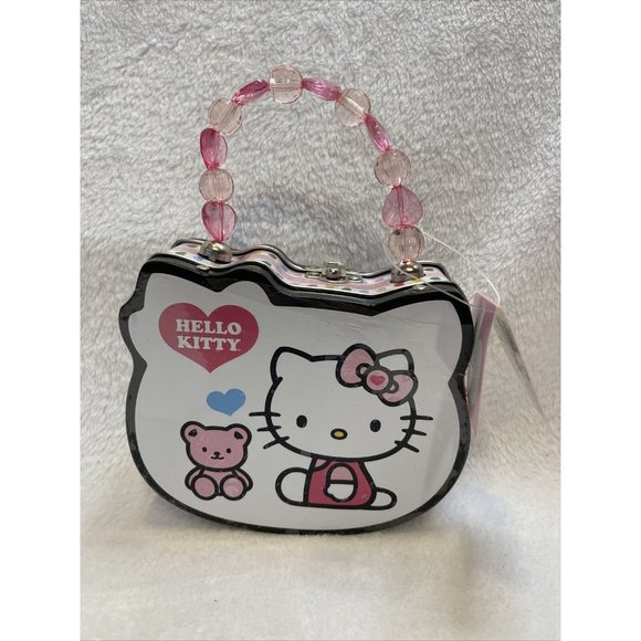 Hello Kitty Tin Box Filled with Hello Kitty Candy Bracelets NOT FOR CONSUMPTION - Picture 1 of 6